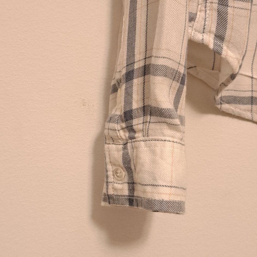 Paige Button Up Striped Pattern Blouse Size Mediu… - image 3